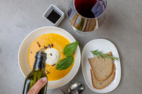 Rezept Kürbissuppe Burrata